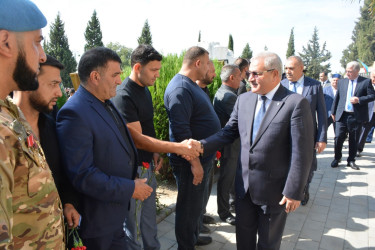 Tərtərdə 27 Sentyabr – Anım Günü ilə əlaqədar Şəhidlər Abidə Kompleksi ziyarət edilib