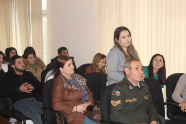 Tərtərdə "Gender bərabərliyi" və "Qadına qarşı Şiddətə Son" mövzusunda maarifləndirici tədbir keçirilib