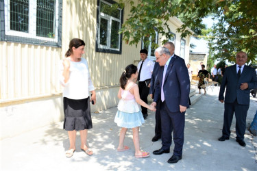 İcra başçısı Bayandur kənd körpələr evi-uşaq bağçasında mövcud şəraitlə tanış olub