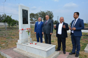 İcra başçısı 27 sentyabr “Anım Günü” ilə əlaqədar Köçərli kəndində Birinci Qarabağ müharibəsi şəhidi Ələsgərov Habil Rəşid oğlunun məzarını ziyarət edib