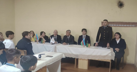 Tərtərdə “Narkotikə yox deyək! ” və “Gənclər arasında sağlam həyat tərzinin təbliği ”mövzusunda tədbir keçirilib.