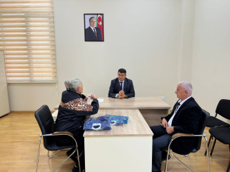 Tərtər Rayon İcra Hakimiyyətində mütəmadi olaraq vətəndaşların müraciətləri dinlənilir