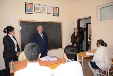 İcra başçısı Zolgəran kənd ümumi orta məktəbində mövcud şəraitlə tanış olub