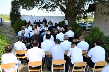 Rayon rəhbərinin növbəti səyyar-qəbul görüşü Bayandur kəndində keçirilib