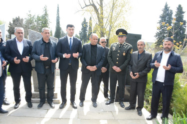 Tərtərdə şəhid İnqilab Ağayevin doğum günü qeyd olunub