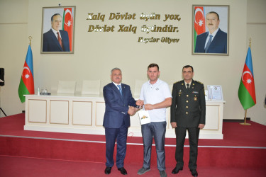 Tərtərdə Vətən müharibəsi qazilərinə və iştirakçılarına  medallar təqdim olundu