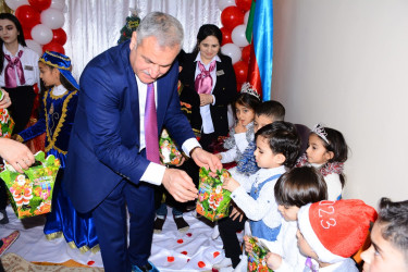 Tərtərdə xüsusi qayğıya ehtiyacı olan, aztəminatlı və əlilliyi olan uşaqlar üçün bayram şənliyi təşkil edilib