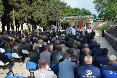 Tərtərdə Ümummilli Lider Heydər Əliyevin anadan olmasının 103-cü ildönümünə həsr olunmuş konsert proqramı təşkil olunub