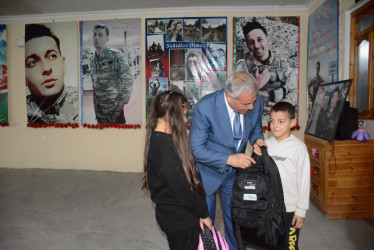 Rayon rəhbəri “Konstitusiya və Suverenlik İli” çərçivəsində Seydimli kəndindən olan şəhid ailələri və qazilərlə görüş keçirib