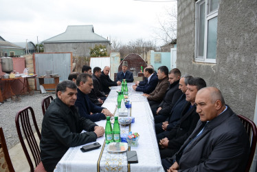 İcra başçısı Birinci Qarabağ müharibəsi şəhidləri Qılman Hacıyevin, Hidayət Vəliyevin və Qurban Göyüşovun yas mərasimində iştirak edib