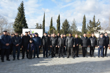 Tərtərdə 20 Yanvar faciəsinin otuz beşinci ildönümü ilə bağlı tədbir keçirilib