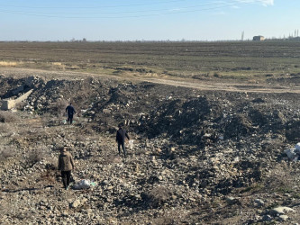 Sarıcalı kəndi ərazisində təmizlik aksiyası keçirilib