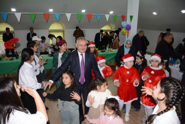 Tərtərdə 31 Dekabr – Dünya Azərbaycanlılarının Həmrəyliyi Günü və Yeni İl münasibətilə şəhid və qazi övladları ilə görüş keçirilib