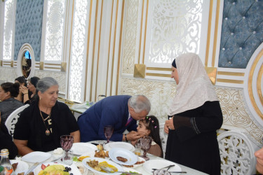 İcra başçısı şəhid İntiqam Mənsimlinin qardaşının toy şənliyində iştirak edib
