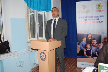 Tərtərdə “Konstitusiya və Suverenlik İli” çərçivəsində “Ailə və məktəb əməkdaşlığının rolu: milli dəyərlərin qorunması” və “Ailəm-həyat məktəbim...Məktəbim doğma ailəm” mövzularında tədbir keçirilib