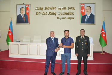 Tərtərdə Vətən müharibəsi qazilərinə və iştirakçılarına  medallar təqdim olundu