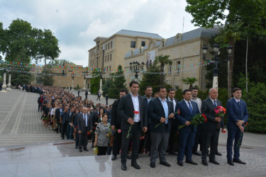 Tərtərlilər Ümummilli Lider Heydər Əliyevə ümumxalq məhəbbətini nümayiş etdirdilər