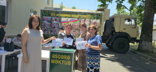Tərtərdə “Əsgərə məktub” layihəsi həyata keçirilib
