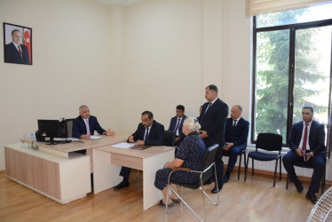 Rayon rəhbəri tərəfindən növbəti dəfə vətəndaşların müraciətləri dinlənilib