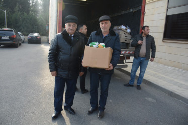Tərtərdə Ağsaqqallara bayram sovqatı paylanıb