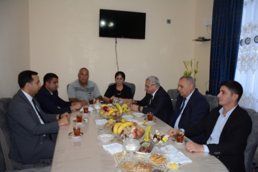 Tərtər Rayon İcra Hakimiyyətinin başçısı 27 Sentyabr – Anım Günü ilə əlaqədar Vətən müharibəsi şəhidi Xəyal Aslanovun ailəsini ziyarət edib