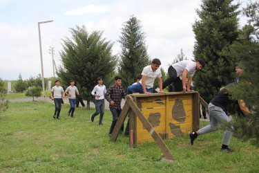 "Şahin" hərbi- idman oyunu üzrə Tərtər rayon birinciliyi keçirilib.