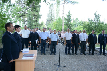 Tərtər Rayon İcra Hakimiyyətinin başçısı Müstəqim Məmmədovun növbəti səyyar-qəbul görüşü Buruc kəndində keçirilib