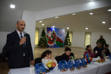 Tərtərdə 31 Dekabr – Dünya Azərbaycanlılarının Həmrəyliyi Günü və Yeni İl münasibətilə şəhid və qazi övladları ilə görüş keçirilib