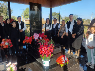 Vətən Müharibəsi şəhidi Abbaslı Elnurun şəhadətə qovuşmasının 6-cı ildönümü münasibətilə məzarı ziyarət olunub