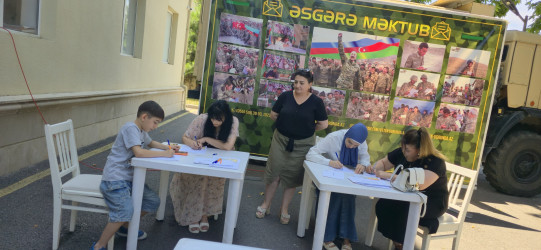 Tərtərdə “Əsgərə məktub” layihəsi həyata keçirilib