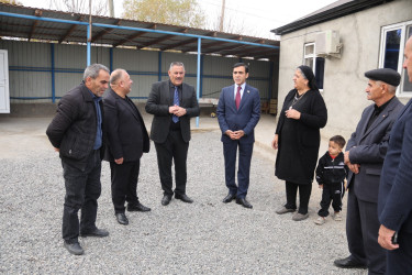 Tərtərdə “Konstitusiya və Suverenlik İli” çərçivəsində şəhid Surxayzadə Cahangirin ailəsi ziyarət edilib