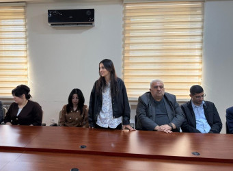 Tərtərdə “Ümummilli Lider və memarlıqda milli üslub” mövzusunda “dəyirmi masa” keçirilib