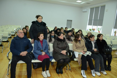 Tərtərdə “Məişət zorakılığının qarşısının alınması və onunla mübarizə” mövzusunda maarifləndirici tədbir keçirilib