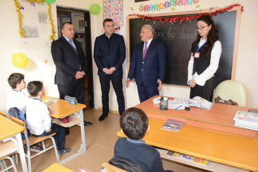 İcra başçısı Zolgəran kənd ümumi orta məktəbində mövcud şəraitlə tanış olub