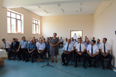 Rayon rəhbərinin növbəti səyyar-qəbul görüşü Bala Kəngərli kəndində keçirilib