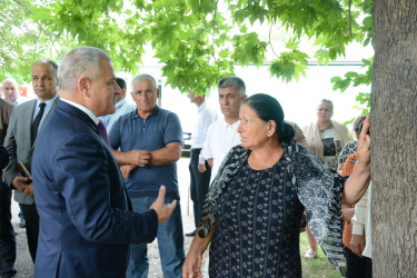 Tərtər Rayon İcra Hakimiyyətinin başçısı Müstəqim Məmmədovun növbəti səyyar-qəbul görüşü Təzəkənd kəndində keçirilib