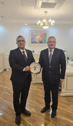Tərtər Rayon İcra Hakimiyyətinin başçısı Mediasiya Şurası rəhbərliyini qəbul edib
