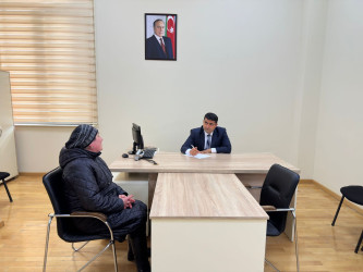 Tərtər Rayon İcra Hakimiyyətində mütəmadi olaraq vətəndaşların müraciətləri dinlənilir