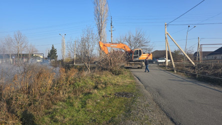 Tərtər şəhərində abadlıq və təmizlik işləri davam etdirilir