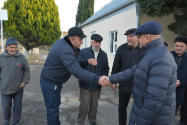 Milli Məclisin deputatı Sahib Alıyev Tərtər rayonunun Ələsgərli kəndində seçicilərlə görüşüb