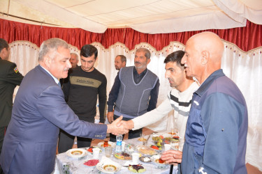 İcra başçısı Vətən Müharibəsi şəhidi Şirinli Nurlan Qədir oğlunun ikinci ildönümü ilə əlaqədar yas mərasimində iştirak edib