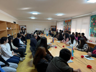 Tərtər Peşə Məktəbində “Xocalı soyqrımı-tarixin qan yaddaşı” adlı  tədbir keçirilib