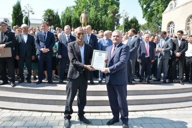 Tərtərdə Su təsərrüfatı və meliorasiya işçilərinin peşə bayramı qeyd olunub