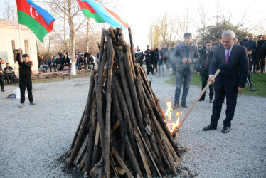 Tərtərin İrəvanlı Kəndində Od Çərşənbəsi təntənəli qeyd edildi