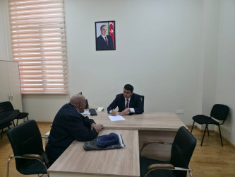 Tərtər Rayon İcra Hakimiyyətində mütəmadi olaraq vətəndaşların müraciətləri dinlənilir