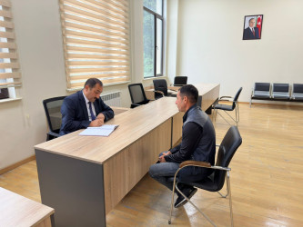 Tərtər Rayon İcra Hakimiyyətində mütəmadi olaraq vətəndaşların müraciətləri dinlənilir