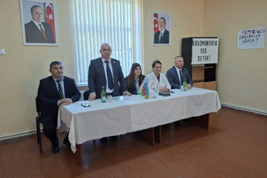 Tərtərdə “Erkən nikahın və qohumlar arasında nikahın mənfi fəsadlarının izah edilməsi” və “Təhsildən yayınma hallarının qarşısının alınması” mövzusunda tədbir keçirilib