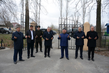 İcra başçısı Birinci Qarabağ müharibəsi şəhidi Dadaş Dadaşovun yas mərasimində iştirak edib