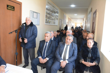 Rayon rəhbərinin növbəti səyyar-qəbul görüşü Köçərli kəndində keçirilib