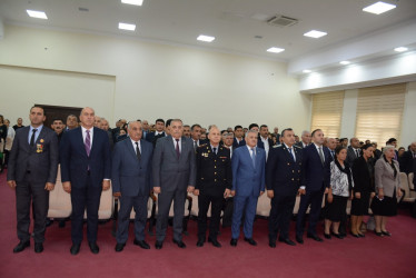 Tərtərdə Azərbaycan Respublikasının Dövlət Suverenliyi Gününə həsr olunmuş tədbir keçirilib